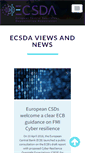 Mobile Screenshot of ecsda.eu